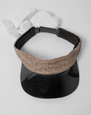 STRAW VISOR WITH ELASTIC HAT 1937 - قبعة