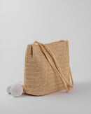 STRAW RATTAN BUCKET SHOULDER BAG 1968 - حقيبة