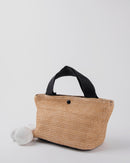 STRAW RATTAN BUCKET HAND BAG 1971 - حقيبة