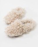 CURLY FAUX FUR SLIPPERS 2025 - سلبرز