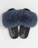 FAUX FUR SLIDES SLIPPERS 2021 - سلبرز