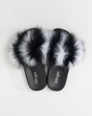 FOX FUR SLIPPERS FUZZY SLIDES 2023 - سلبرز