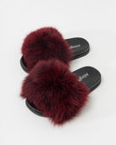 FAUX FUR SLIDES SLIPPERS 2021 - سلبرز