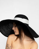 WIDE BRIM STRAW HAT 1708 - قبعة