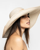 WIDE BRIM STRAW HAT 1708 - قبعة