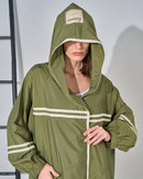 WOMEN'S OVERSIZED JACKET WITH HOODIE 2498 - جاكيت