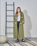 WOMEN'S OVERSIZED JACKET WITH HOODIE 2498 - جاكيت