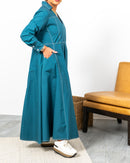 KLOSH DESIGN W/FRONT POCKET FOR BOTH SIDE AND CUFF SLEEVES DRESS 2574 - فستان