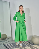 KLOSH DESIGN W/FRONT POCKET FOR BOTH SIDE AND CUFF SLEEVES DRESS 2574 - فستان