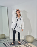 OVERSIZED HOODIE  COTTON POLYESTER JACKET 2580  - جاكيت