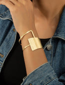 Geometric Design cuff Bangle 2667 - اكسسوارات