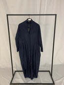 Jumpsuit with V-neck design and front buttons with pockets back gathered stylish design, Long cuff sleeves Dress 2732 - جمبسوت