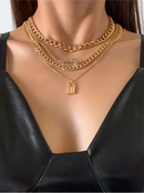 Chain Necklace 4pcs 2830 - اكسسوارات