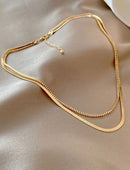 Minimalist Layered Necklace 2878 - اكسسوارات