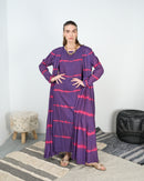 Top Oversized Back embroidered design and full sleeves, Inner with sleeveless cotton kaftan 4235 - قفطان