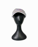 Rhinestone visor open top hat 3782 - قبعة