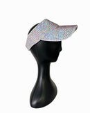 Rhinestone visor open top hat 3782 - قبعة