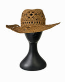 New Spring summer hollow out cowboy hat 3784 - قبعة