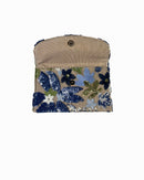 Random glitter flower embroidery envelope hand bag 3802 - حقيبة