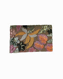 Random glitter flower embroidery envelope hand bag 3803 - حقيبة