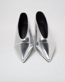 Pointed toe slip leather single shoes 3808 - حذاء
