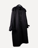 Raglan Sleeves Design with front button and Back stylish design Double Breasted Trench Coat 3810 - ترنش كوت