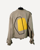 Round neck with back stylish design jacket 3826 - جاكيت
