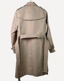 Stylish shoulder design and Double breasted belted trench coat 3845 - ترنش كوت