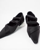 Vintage style ribbon design shoes 3889 - حذاء