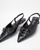 Fashionable flat shoes 3891 - صندل