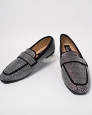 Rhinestone detail slip shoes 3898 - حذاء