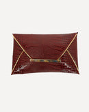 Fashionable colorful felt clutch hand bag 3912 - حقيبة