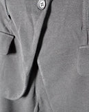 Flap Detail overlay stylish waist pants 3936 - بنطلون