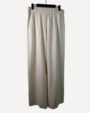 Women Solid color pleated wide leg pants 3938 - بنطلون