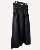High waist skirt with exposed stiching skirts 3941 - تنورة