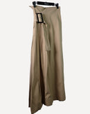Modely buckle strap pleated skirt 3942 - تنورة