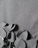 Solid hem stylish leaves design vest 3944 - فست