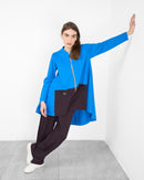 Contrast style with front double pockets and full sleeves, elastic waist straight pants Activewear 3980 - ملابس رياضية