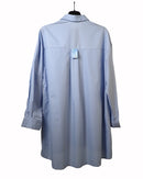 Collar with front design pockets and full buttons, Long sleeves Shirt 4264 - قميص