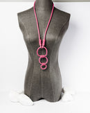 Fashionable Rubber Circle Necklace 3337 - اكسسوارات
