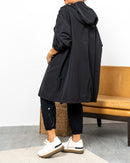 Oversized Hoodie with polyester Cotton Jacket 3576 - جاكيت