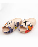 COMFY SINGLE STRAP CHARACTER DESIGN FLAT SLIPPERS 2428 - سلبرز