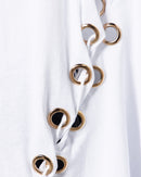 BOTH SIDE RING WITH TIE BLOUSE 1379 - بلوزة