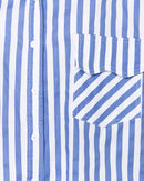 STRIPED BUTTONED COTTON SHIRT 1402 - قميص