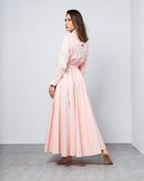 COTTON OPEN FRONT DRESS 1468 - فستان