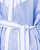 STRIPED BELTED BUTTONED SHIRT 1602 - قميص