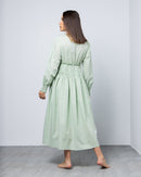 LIGHT FINE COTTON DRESS 1746 - فستان