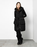 LONG QUILTED PUFFER HOODIE VEST 1786 - فست
