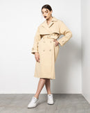 BELTED SLEEVES TRENCH COAT 1801