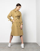 COTTON TWILL TRENCH COAT 1802